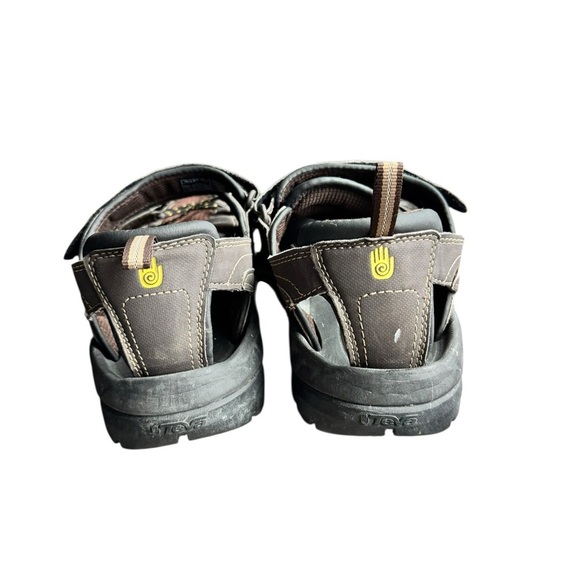 Teva Men’s 11 Closed Toe Sport Sandals Water-Ready, ShockPad Brown Hiking Shoes main image 3